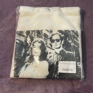 Lewkin Graphic Sweater Pullover CS327 Size M/L